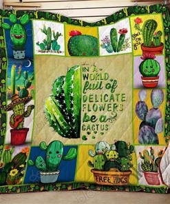 Be A Cactus Quilt Blanket Bedding Set