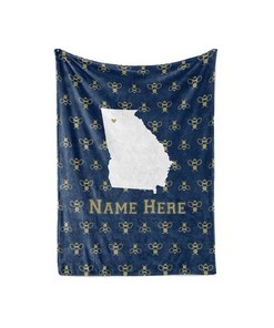 Beagle Personalized Custom Blanket With Your Family Or Dog's Name - Great Gifts For Dog Lovers Sherpa Fleece Blanket Gifts for Family, for Couple