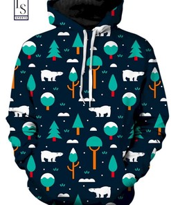 Bear Brillz Unisex 3D Hoodie