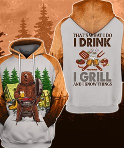 Bear Hoodie 3D Zip Hoodie Beer I Tried To Be A Good Girl.. Hoodie 3D Zip Hoodie for Fans