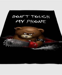 Bear Sherpa Fleece Blanket Gifts for Family, for Couple