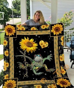 Bearded Dragon Enthusiast Personalized Quilt Blanket Bedding Set with 2 Pillowcases