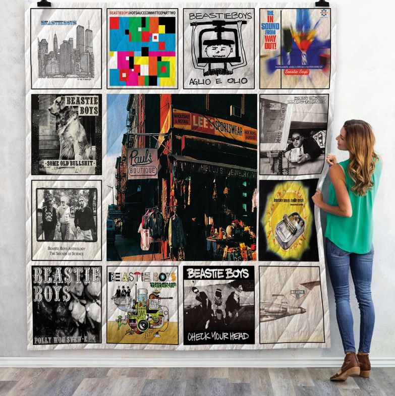 Beastie Boys Albums Quilt Blanket Bedding Set for Home Décor