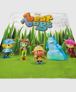 Beat Bugs Sherpa Fleece Blanket Gifts for Family, for Couple