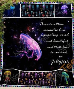 Beautiful And Mysterious Jellyfish Quilt Blanket Bedding Set
