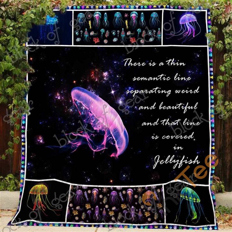 Beautiful And Mysterious Jellyfish Quilt Blanket Bedding Set
