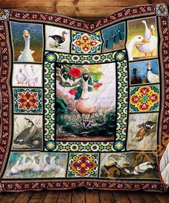 Beautiful Geese Quilt Blanket Bedding Set