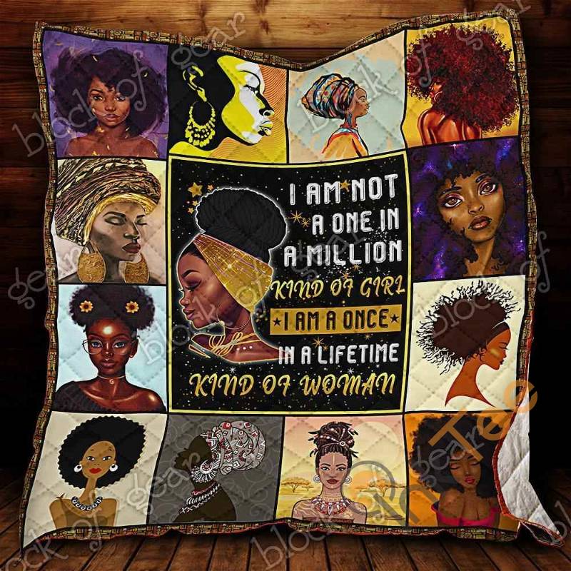Beautiful Melanin Queen Quilt Blanket Bedding Set