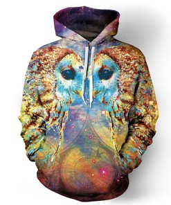 Beautiful Owl Epic Animals Hoodie 3D