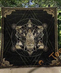 Bee Quilt Blanket Bedding Set