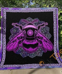 Bee Quilt Blanket Bedding Set With Pillowcase Option