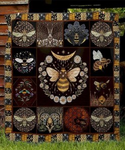 Bee Quilt Blanket Bedding Set for Home Décor