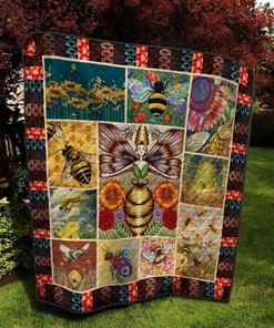 Bee Tnt04 1 Quilt Blanket Bedding Set for Home Décor