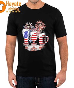 Beer American Happy 4Th Of July Shirt
