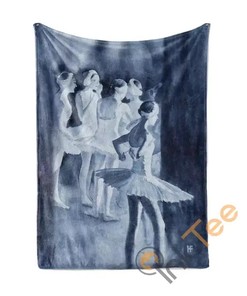 Behind The Scene Ballet Sherpa Fleece Blanket Gifts for Family, for Couple