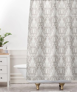 Beige Shower Curtain, Bathroom Decor, Bath Curtain, Neutral Decor, Traditional Shower Curtain, Home Decor, Fabric Shower Curtain