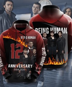 Being Human Custom Sport All Over Print Hoodie 3D