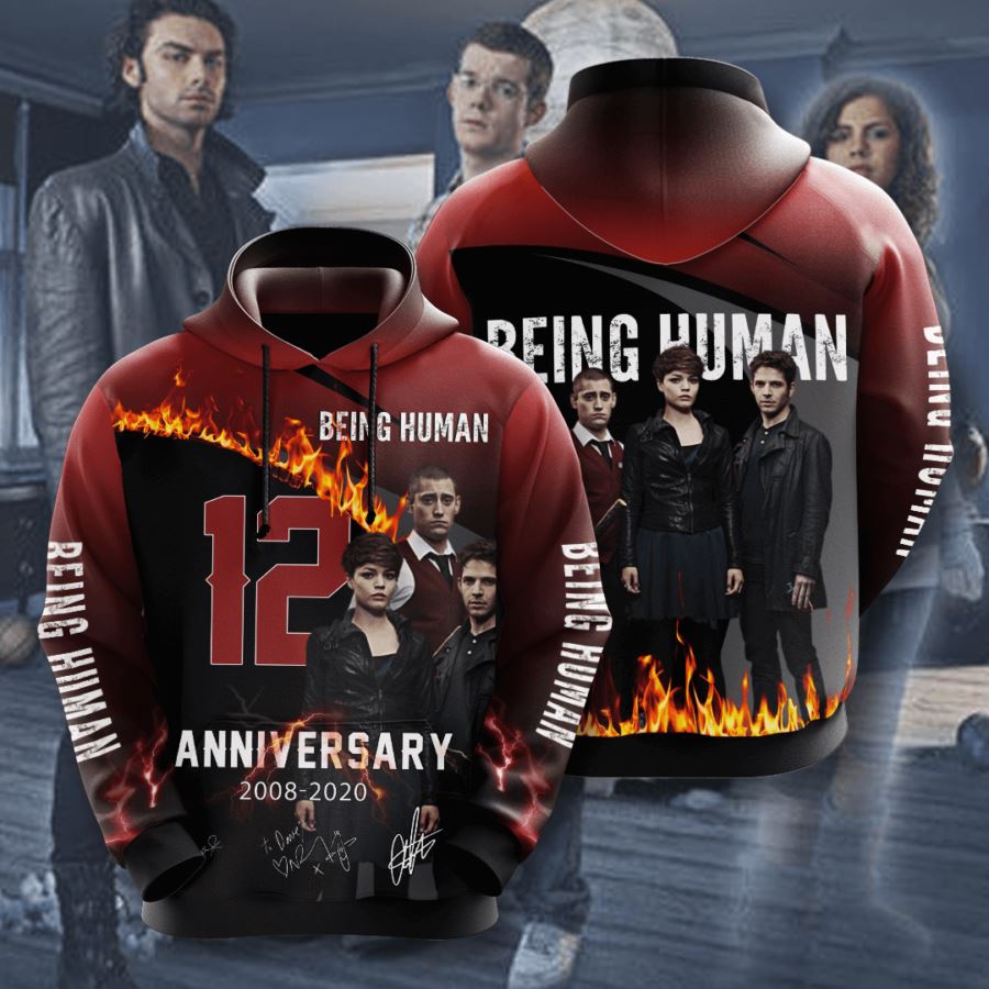 Being Human Custom Sport All Over Print Hoodie 3D