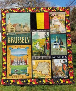 Belgium Quilt Blanket Bedding Set With Pillowcase Option