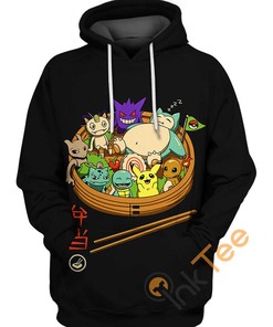 Bento Pokemon Hoodie 3D