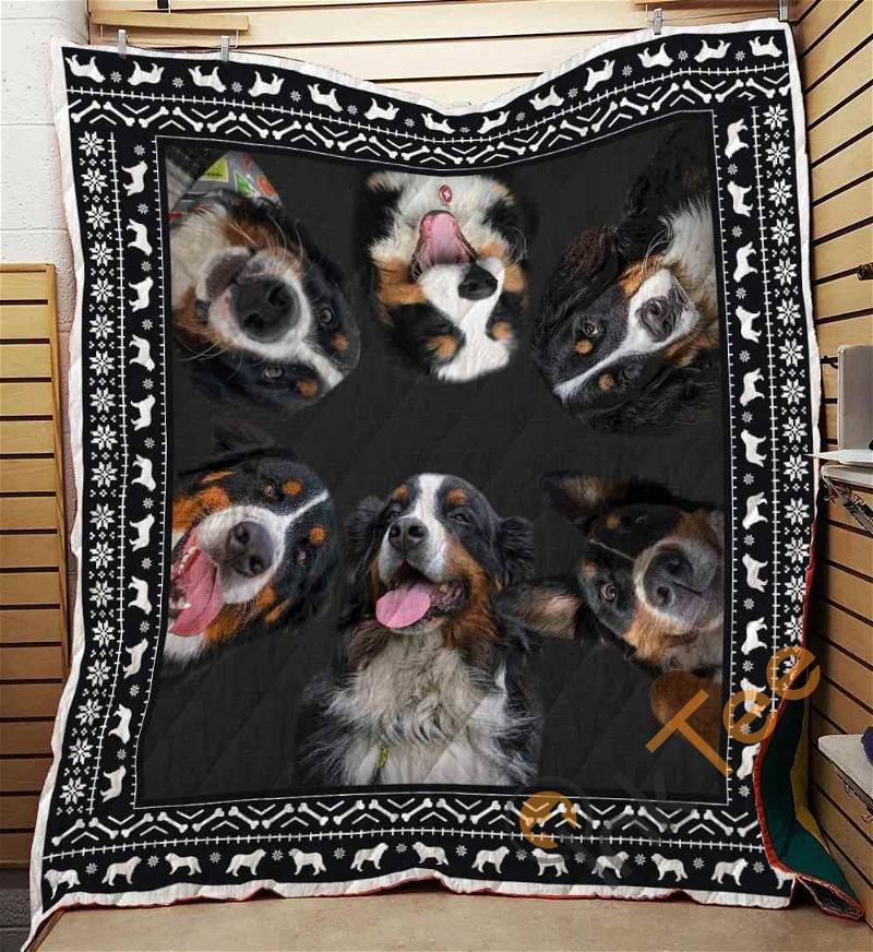Bernese Mountain Dog 03 Quilt Blanket Bedding Set
