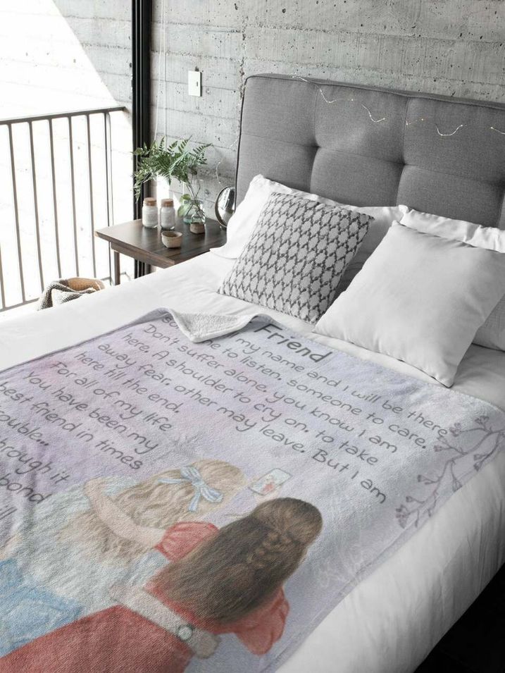 Best Friend Just Call My Name Blanket Friend Girlfriend Sister