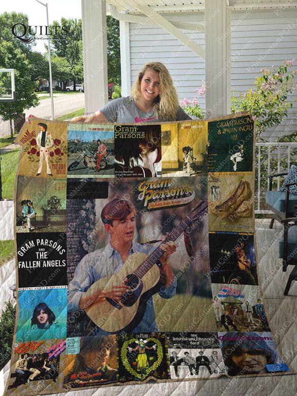 Best Gram Parsons For Fans Collection Quilt Blanket Bedding Set