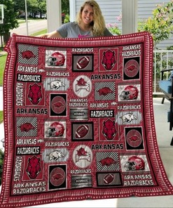 Best Ncaa Arkansas Razorbacks Combined Loved Quilt Blanket Bedding Set