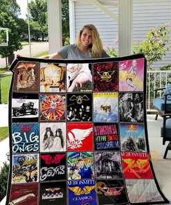 Best Of Aerosmith Quilt Blanket Bedding Set