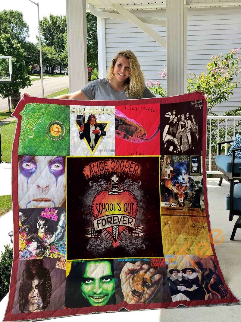 Best Of Alice Cooper Quilt Blanket Bedding Set