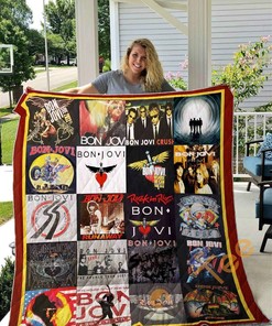 Best Of Bon Jovi Quilt Blanket Bedding Set