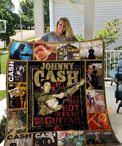 Best Of Johnny Cash Quilt Blanket Bedding Set