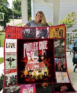 Best Of Motley Crue Quilt Blanket Bedding Set