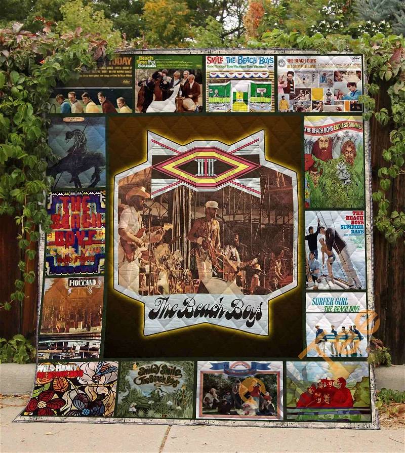 Best Of The Beach Boys Quilt Blanket Bedding Set With Pillowcase Option