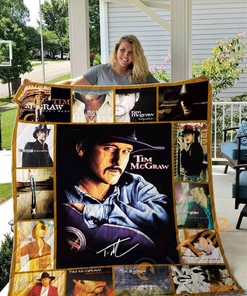Best Of Tim Mcgraw Quilt Blanket Bedding Set