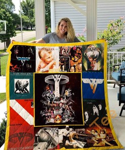 Best Of Van Halen Quilt Blanket Bedding Set