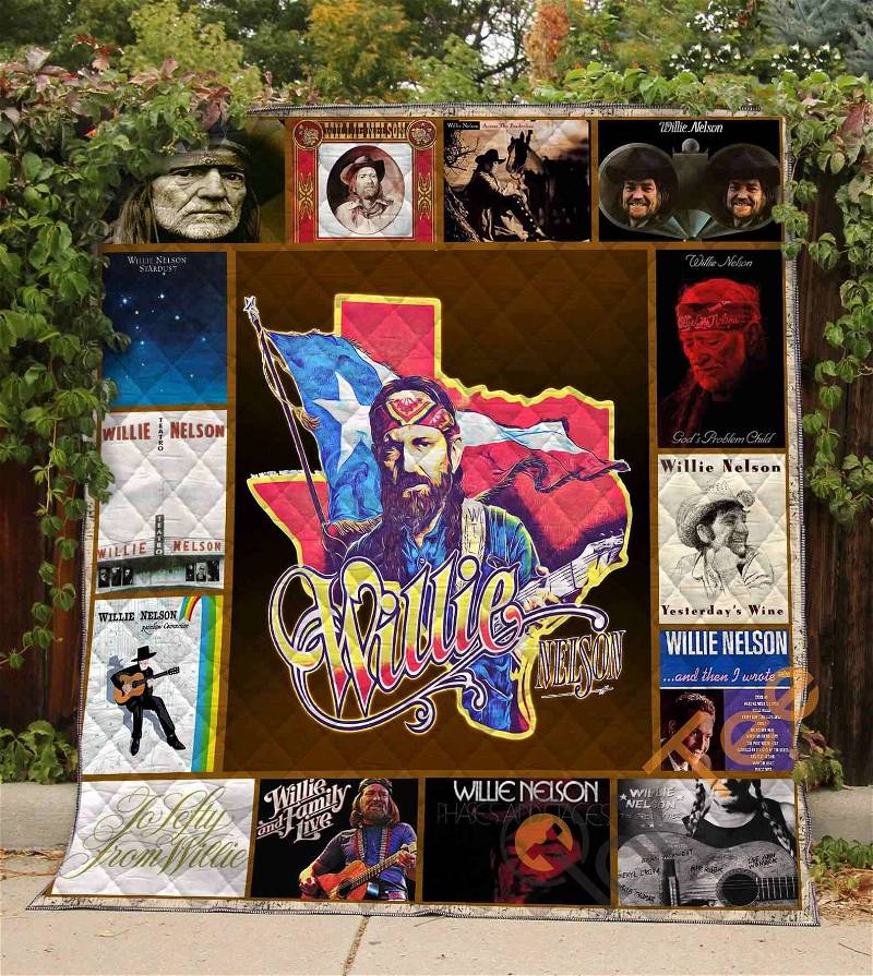 Best Of Willie Nelson Quilt Blanket Bedding Set