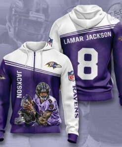 Best Sellers Baltimore Ravens Zip-Up hoodie 3D, NFL clothes