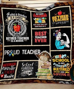 Best Teacher Ever Quilt Blanket Bedding Set
