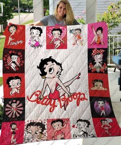Betty Boop Quilt Blanket Bedding Set for Home Décor