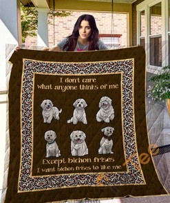 Bichon Frise 09 Quilt Blanket Bedding Set
