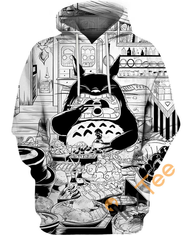Big Meal Of Totoro Hoodie 3D