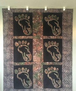 Bigfoot Camo Quilt Blanket Bedding Set for Home Décor