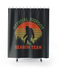 Bigfoot Search Team Shower Curtain