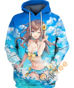 Bikini Girl Anime Hoodie 3D