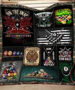 Billiard The Pool Hall Is Caliing Quilt Blanket