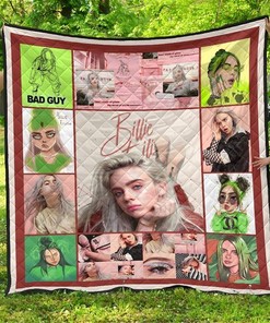 Billie Eilish Where Do We Go Funny Fan Gift Quilt