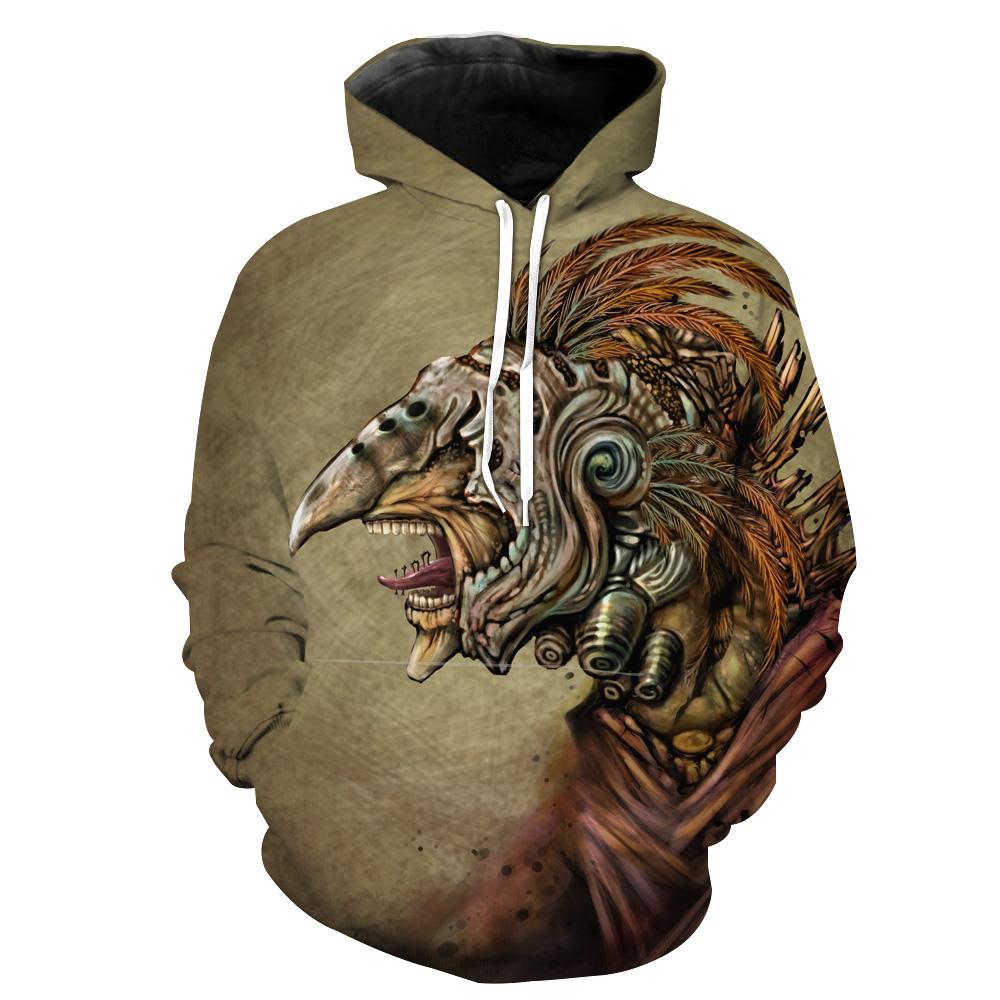 Bird Demon Epic Fantasy Hoodie 3D
