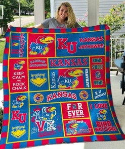 Bird Watching Ncaa Kansas Jayhawks Collection Quilt Blanket Bedding Set