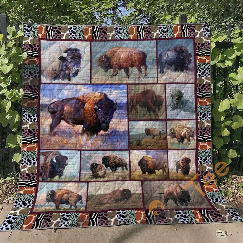 Bison Quilt Blanket Bedding Set